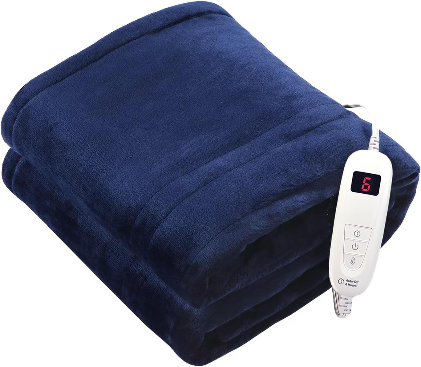 Tefici Electric Heated Blanket Throw, Super Cozy Soft 2-Layer Flannel 50" x 60" Heated Throw with... | Amazon (US)