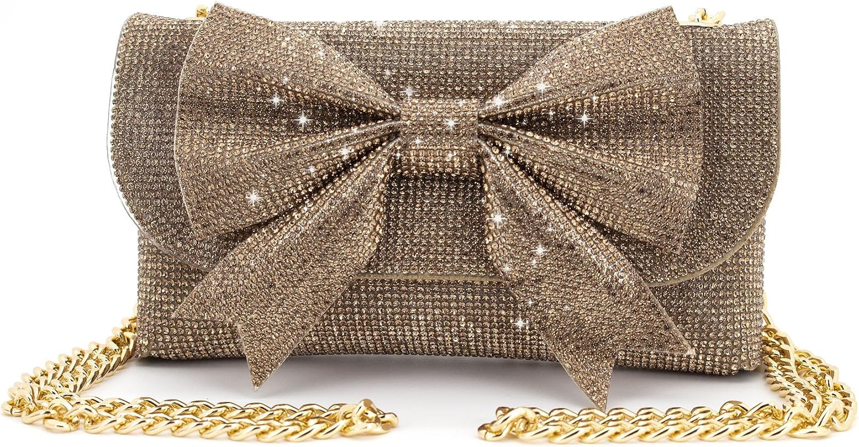 Sparkling Rhinestones Evening Bag Formal Crystal Clutch Purse for Women Ladies Evening Purse for ... | Amazon (US)