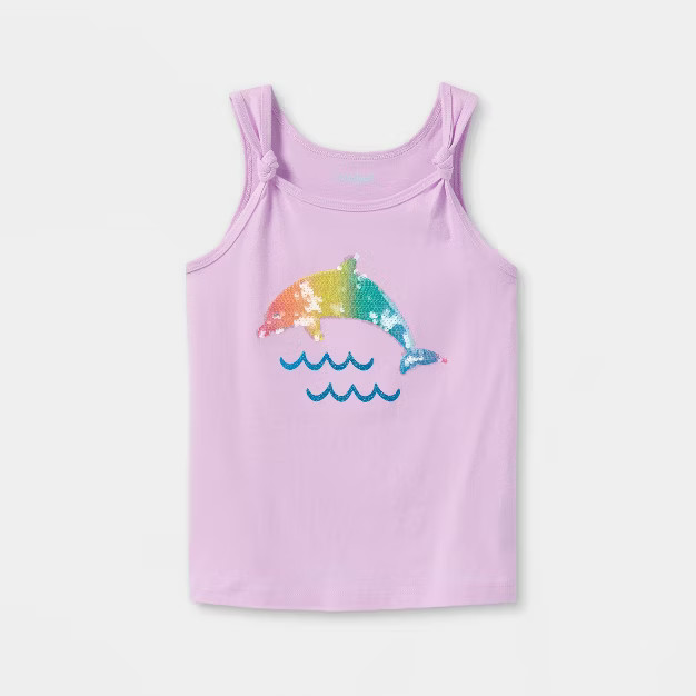 Girls' Printed Flip Sequin Tank Top - Cat & Jack™ | Target