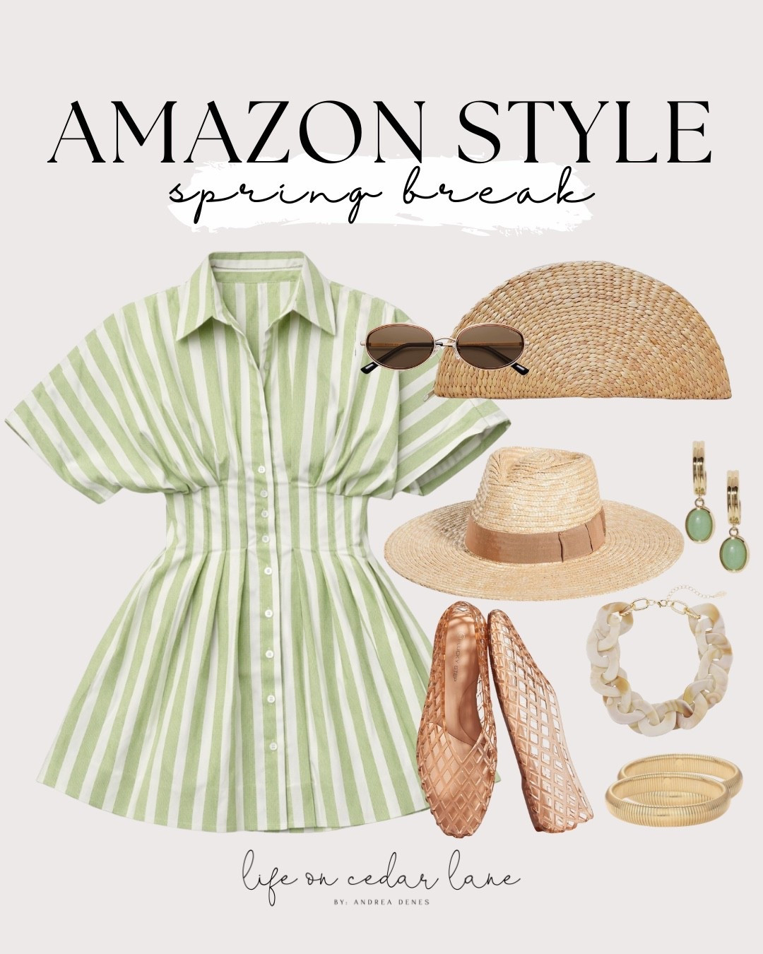 Spring break style inspo! Love this Amazon outfit. Perfect for a day at the beach. #springbreak #amazonstyle

#LTKSaleAlert #LTKTravel #LTKOver40