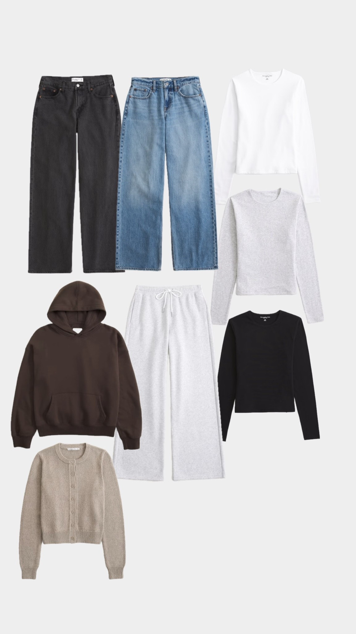 Abercrombie Autumn Basics - 20% off everything with code AFXLTK🛒🍂