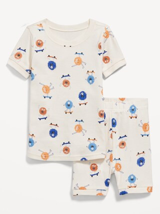 Unisex Snug-Fit Printed Pajama Set for Toddler &amp; Baby | Old Navy (US)