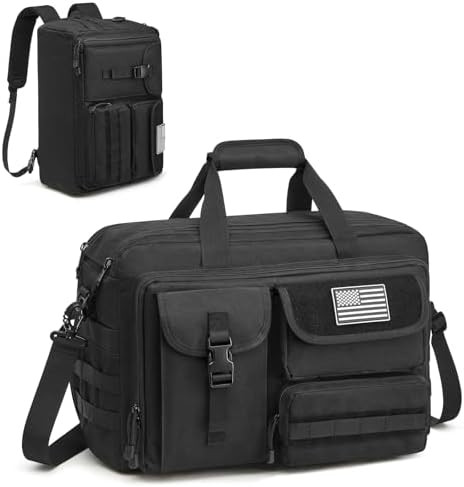 G4Free 17.3 Inch Laptop Messenger Bag for Men, 3-in-1 Backpack for Travel Work Weekender, Large T... | Amazon (US)