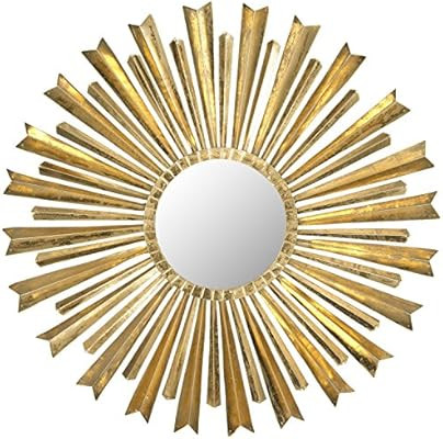 Safavieh Home Collection Golden Arrows Sunburst Mirror, Antique Gold | Amazon (US)