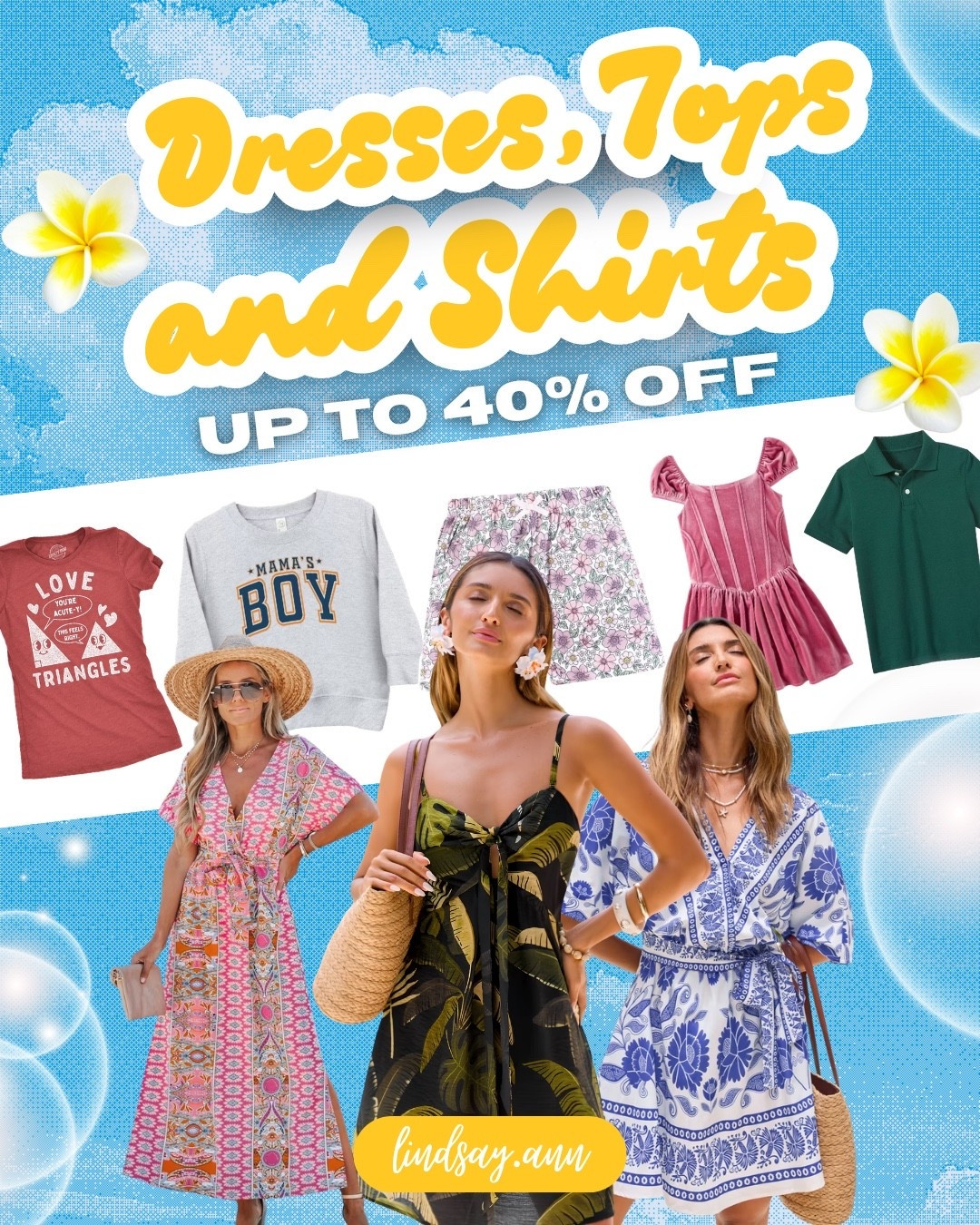 ☀️ Target has dresses, tops & shorts up to 40% off right now and there are so many cute summer pieces included 👗✨ Shop all at the 🔗!
