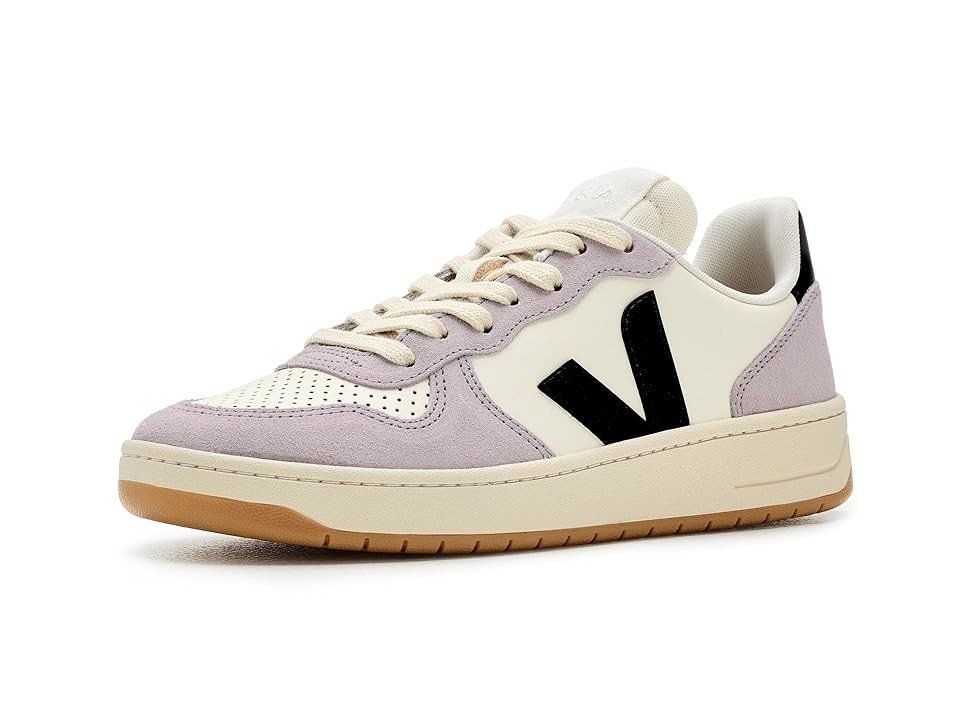 VEJA V-10 Women's Shoes Pure Black Parme : EU 36 (US Women's 5) M, Synthetic | Zappos