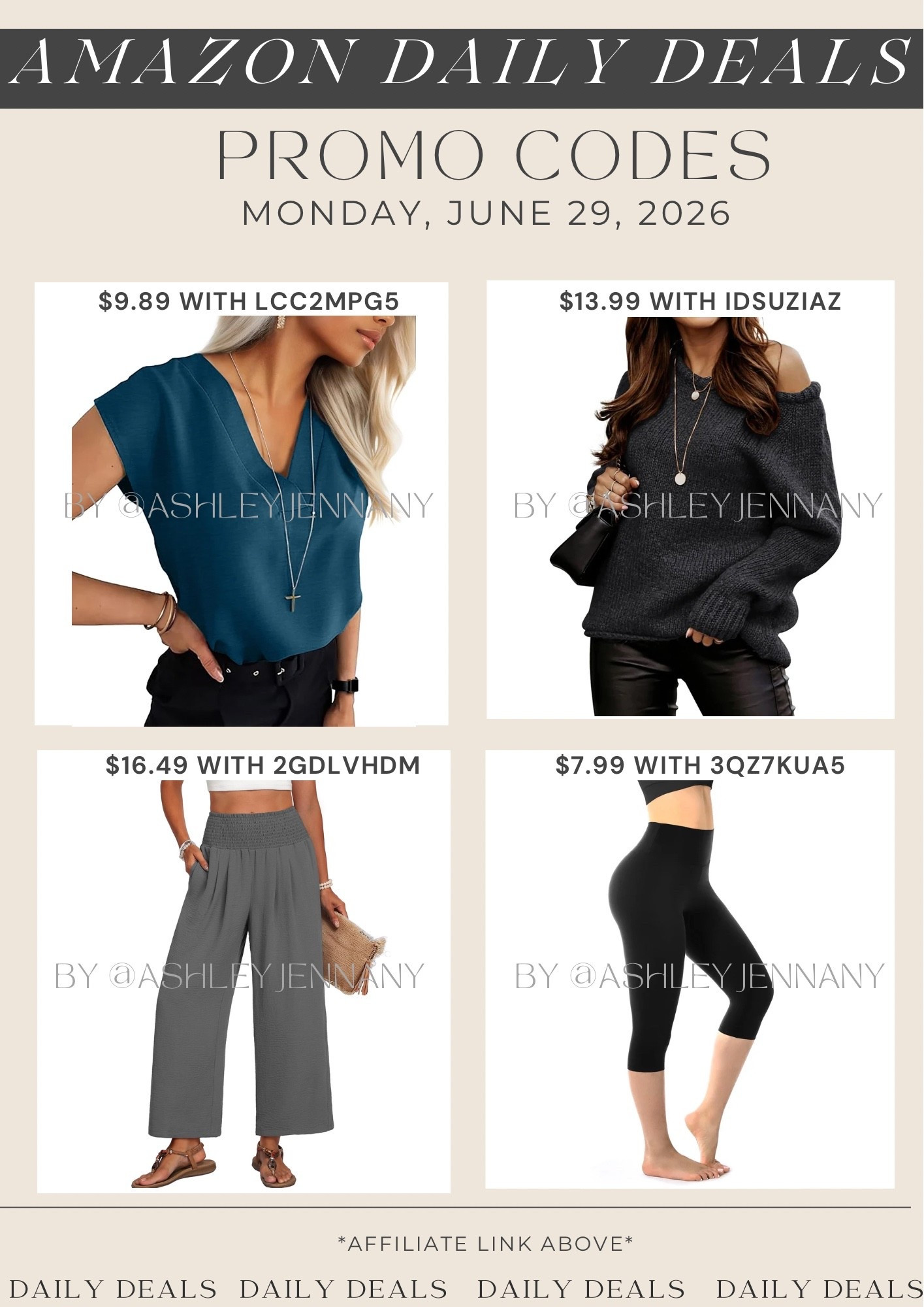 Amazon deals

#LTKSaleAlert #LTKMidsize #LTKootd