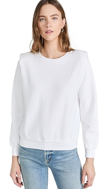 Shoulder Pad Sweatshirt | Shopbop
