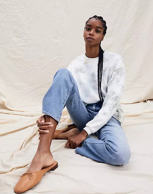 The Adelle Ballet Mule in Leather | Madewell