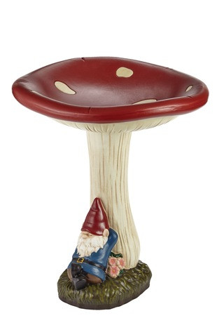 For Living Mushroom Bird Bath, 20-in | Canadian Tire