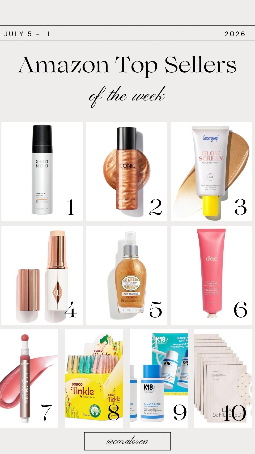 Last week’s Amazon best sellers!

#LTKBeauty