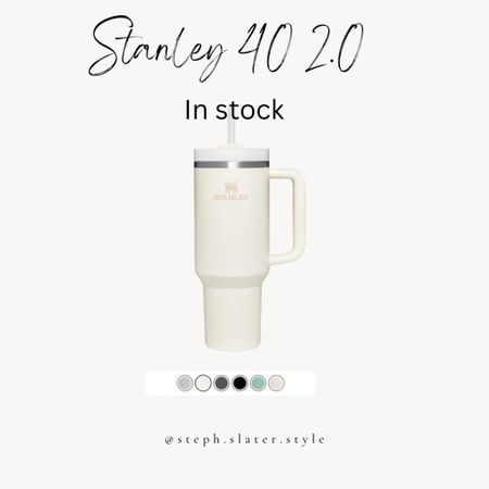 Stanley 2.0 back in stock!
Gift idea. Stocking stuffer. 

#LTKSeasonal #LTKunder50 #LTKhome