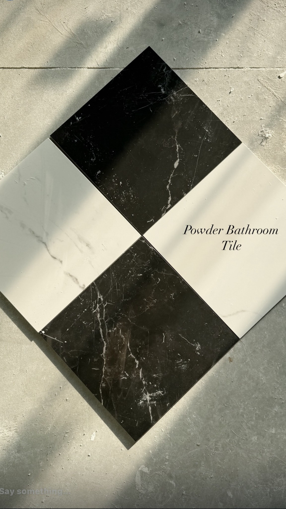 Powder bathroom tile 

#LTKHome