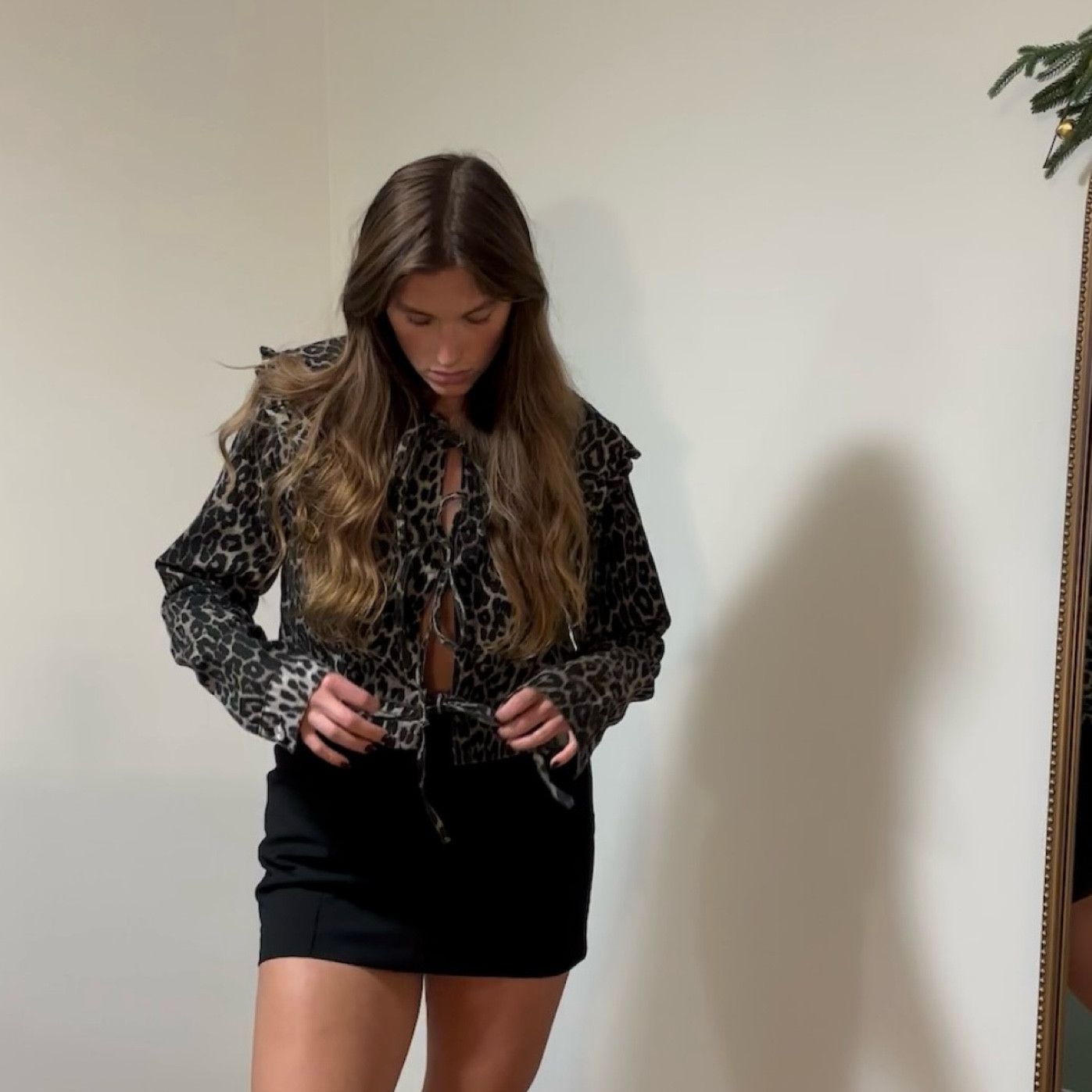 Cheetah collared top! I’m obsessed with this for fall and winter! 

#LTKStyleTip