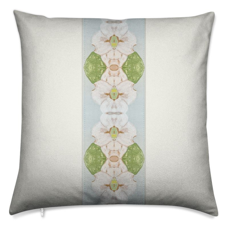 Luxury Panel Pillow Flowering Dogwoods 20" x 20" | Truett Designs