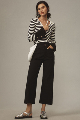 The Colette Cropped Wide-Leg Pants by Maeve | Anthropologie (US)