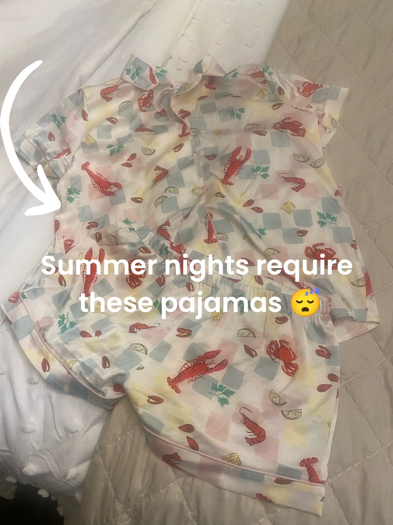 The unofficial first night of summer starts with these cutie patootie pjs! These are satin and cool for those hot summer nights & cute enough to take the mornings slow too!! #LTKnights #LTKmidsize

#LTKSeasonal #LTKselfcare