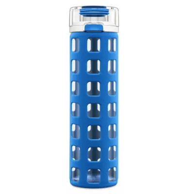 Ello Syndicate 20 oz. Glass Water Bottle in Cobalt | Bed Bath & Beyond