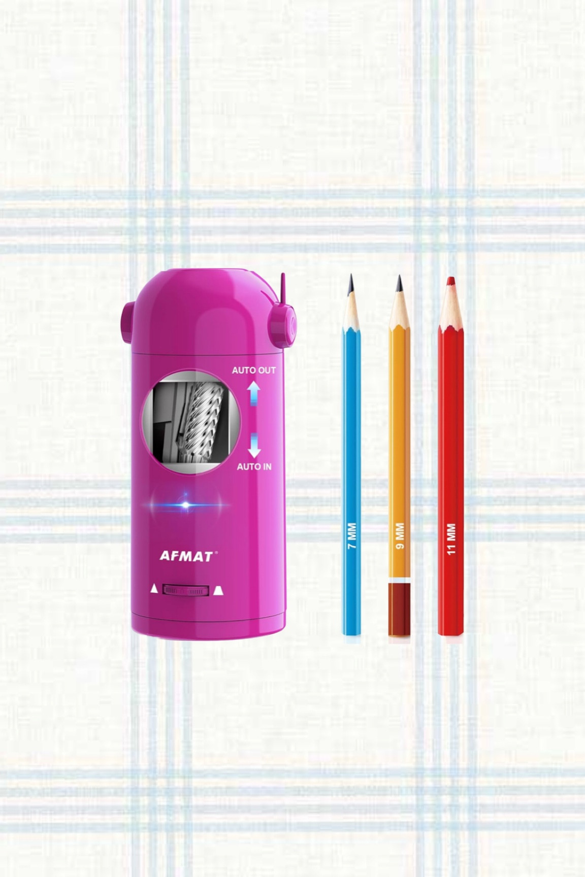 We LOVE this hands free automatic rechargeable pencil sharpener that fits different size pencils (various widths and shapes)and adjusts how sharp you want the point to be 🙌🏼 