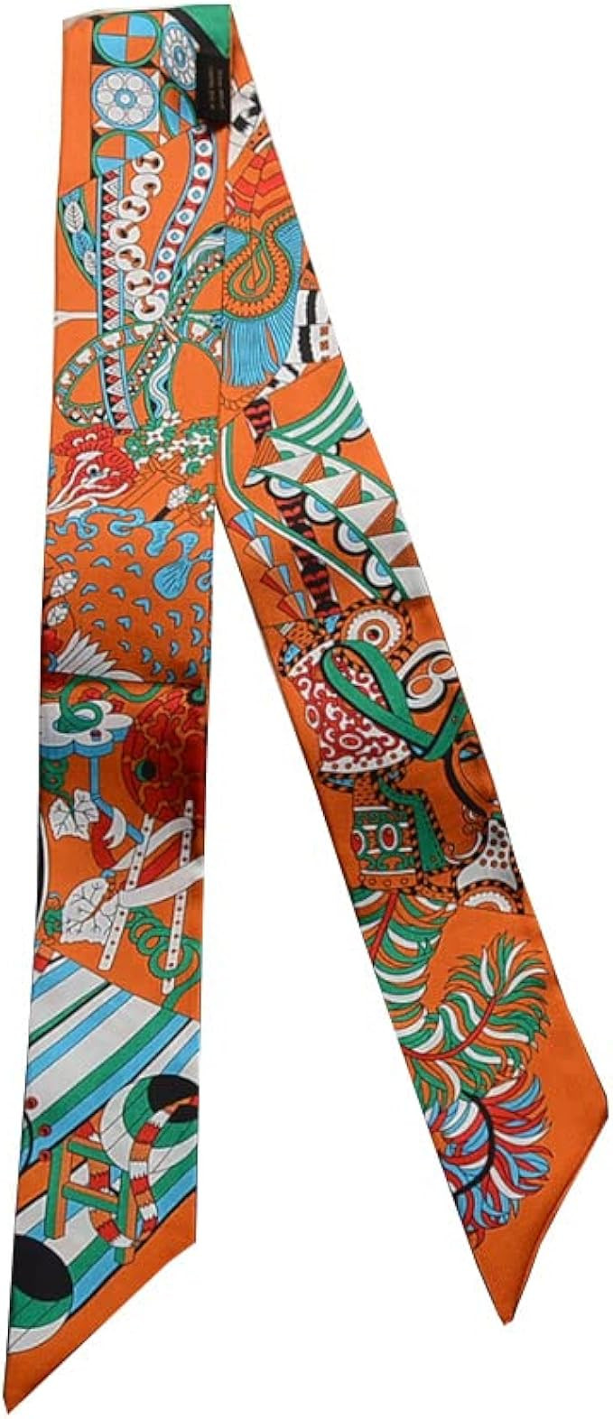 JERLA 100% Mulberry silk Scarf Head Hair Ribbon Handbag Handle wrap Tie Bundle Scarf Neckerchief ... | Amazon (US)