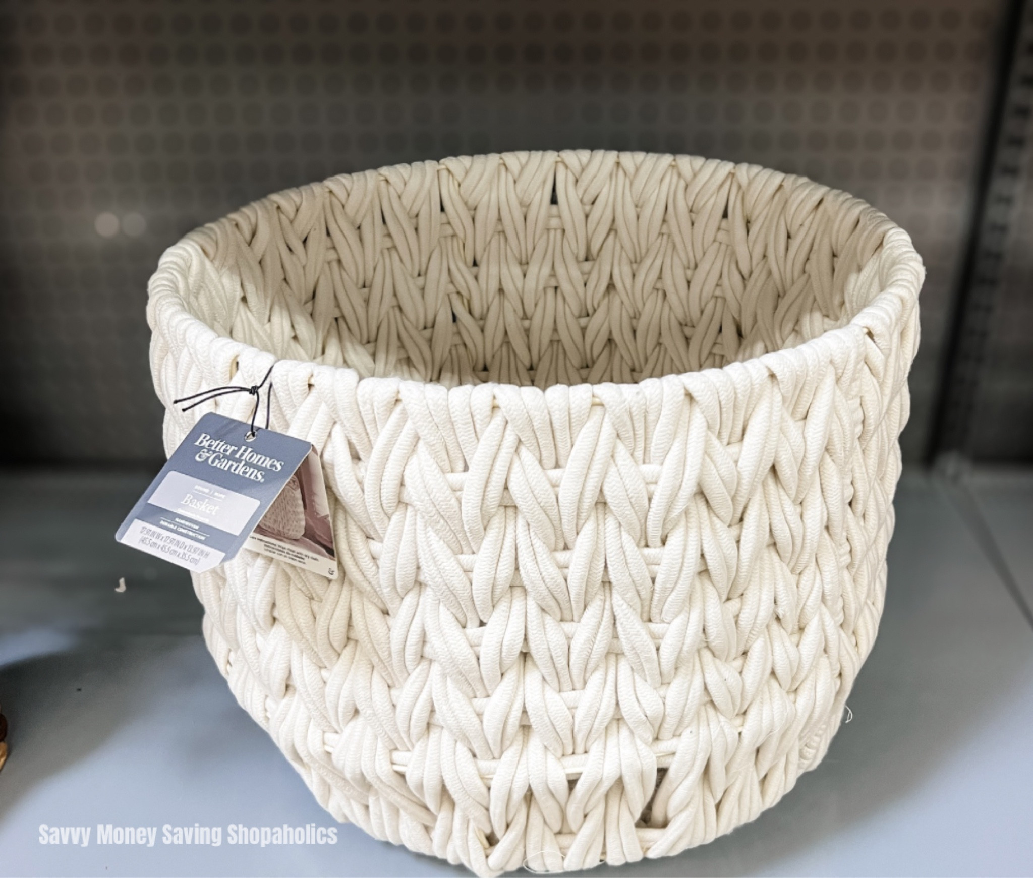 Spotted this basket in store and it’s GORGEOUS in person! It’s a really good size too and would be great for blankets! 

#LTKHome