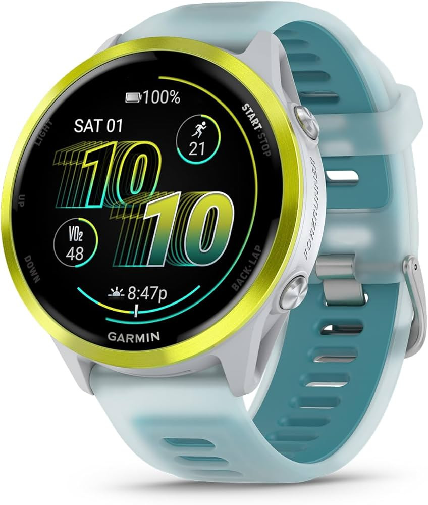 Garmin\u00ae Forerunner\u00ae 570, 47mm, Advanced GPS Running and Triathlon Smartwatch, AMOLED Di... | Amazon (US)