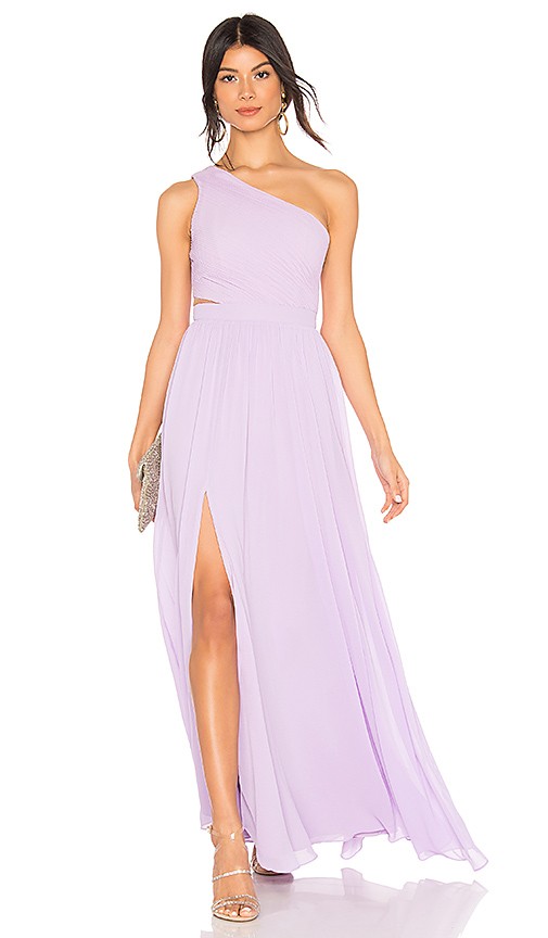 light purple wedding guest dress