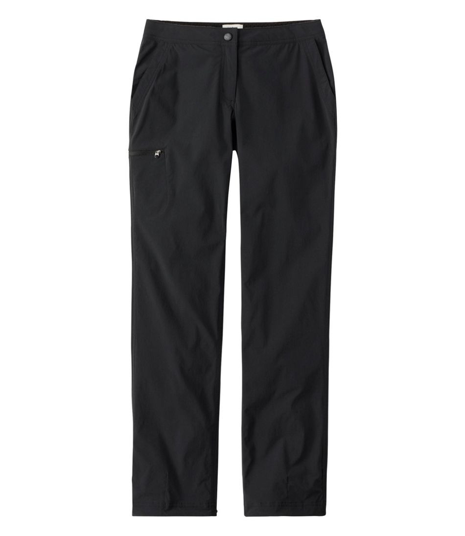 Women's Water-Repellent Comfort Trail Pants, Mid-Rise Straight-Leg | L.L. Bean