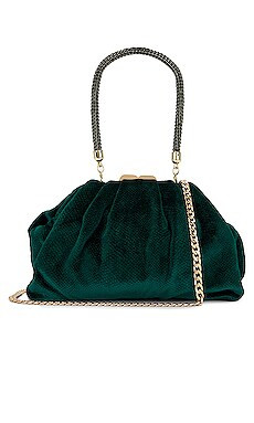 Caitlin Velvet Crystal Handle Bag
                    
                    olga berg | Revolve Clothing (Global)