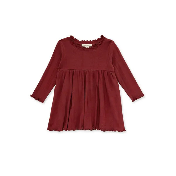Variegated Rib Organic Cotton Dress - 2 Toddler | Burts Bees Baby