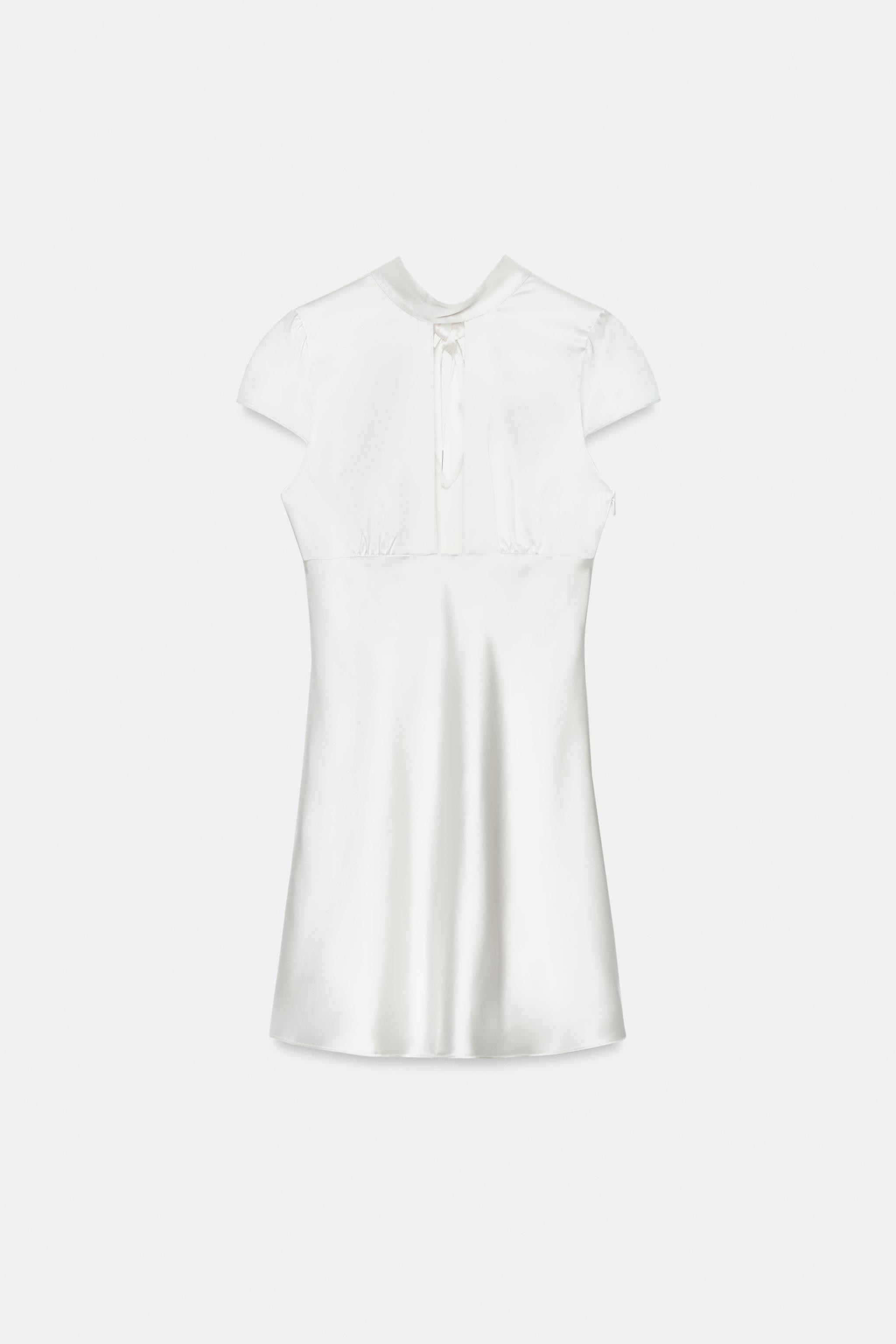 KLEID IN SATINOPTIK MIT SCHLITZ | Zara DE