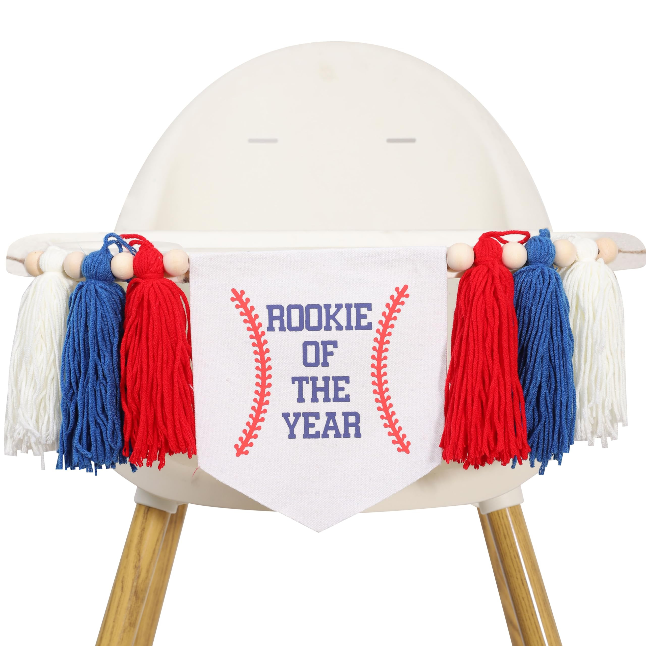 Rookie Of The Year 1st Birthday High Chair Banner - Baseball Theme First Birthday Party Decoratio... | Amazon (US)