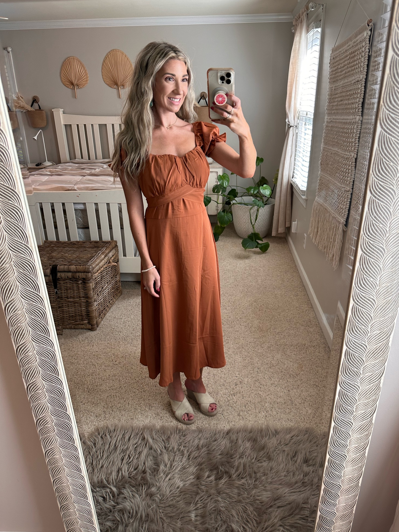 Fall and holiday dress from Amazon for $41 —  Off Shoulder Wrap Ruffle Puff Short Sleeve Ruched Tie Back Dress

#LTKwedding #LTKHolidaySale #LTKSeasonal