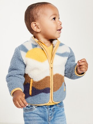 Sherpa Zip-Front Jacket for Baby | Old Navy (US)