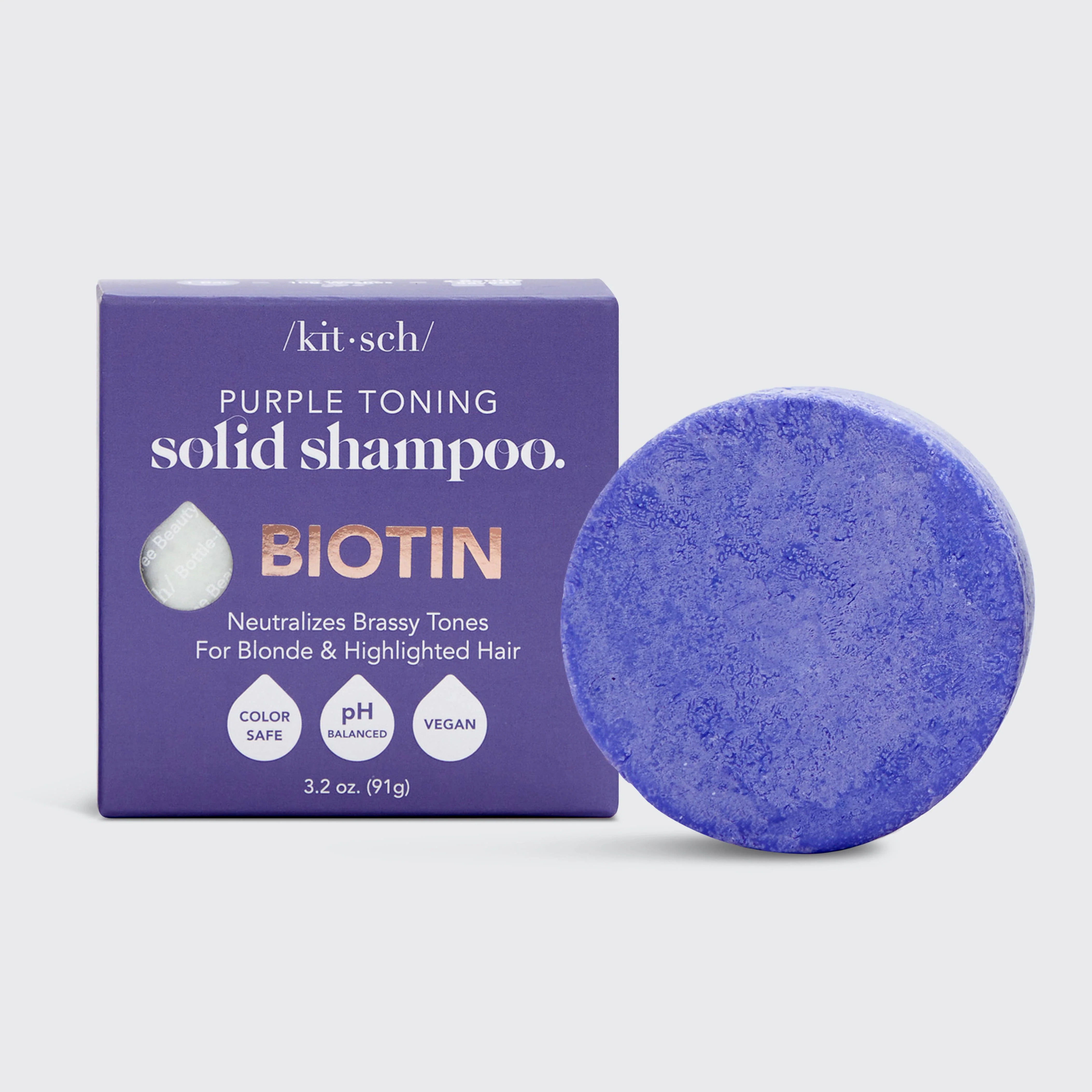 KITSCH - Purple Toning Solid Shampoo Bar | Jones & Daughters