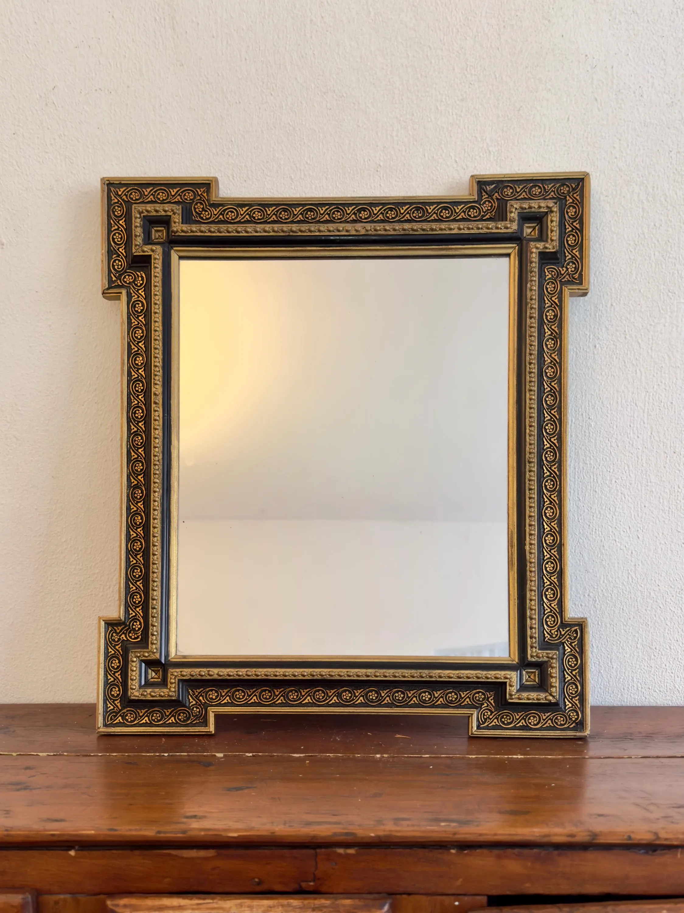 Vintage Gold Mirror, Gold Framed Mirror, Mid 20th Century, Antique Wall Mirror, Antique Gold Fram... | Etsy (US)