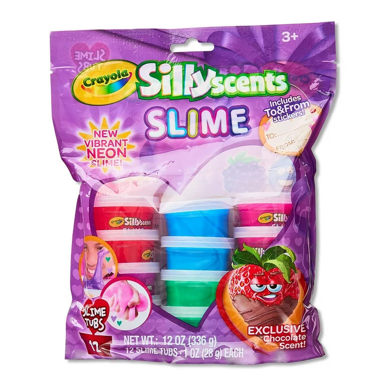 Crayola Silly Scents Slime 12 Pack, 1 oz Tubs | Walmart (US)