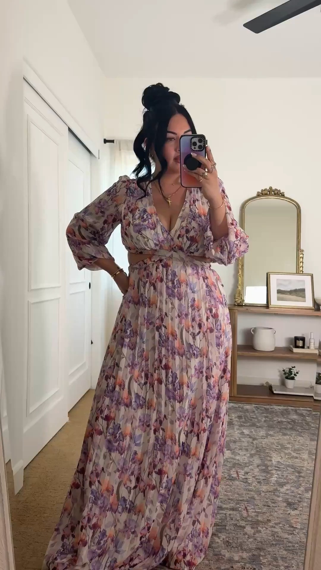 wearing size xl in all lulus dresses!

Pleated dress, long sleeve dress, light weight dress, floral dresses, midsize dresses, Tori block

#LTKootd #LTKgrwm #LTKMothersDay