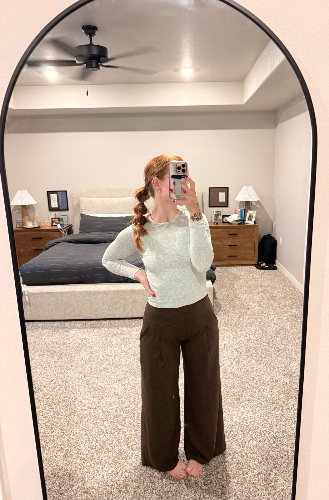 Honestly my favorite set right now. These palazzo pants from @lululemon (in short ofc 😉) and this long sleeve from @abercrombie are SO good 😍

#LTKgrwm #LTKootd #LTKBeauty