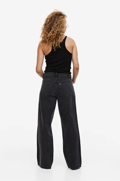 90s Baggy Regular Jeans - Negro - MUJER | H&M ES | H&M (FR, IT, ES, PT, BE)