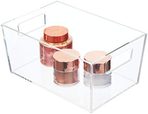 mDesign Makeup Cosmetic Storage Organizer Bin for Bathroom Vanity, Countertops, Drawers - Holds B... | Amazon (US)