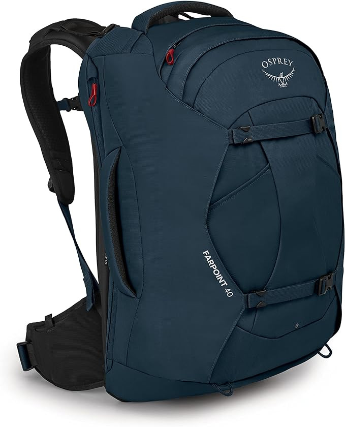 Osprey Farpoint 40L Men's Travel Backpack, Muted Space Blue | Amazon (US)