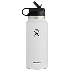 Hydro Flask Wide Mouth Straw Lid - Stainless Steel Reusable Water Bottle - Vacuum Insulated | Amazon (US)