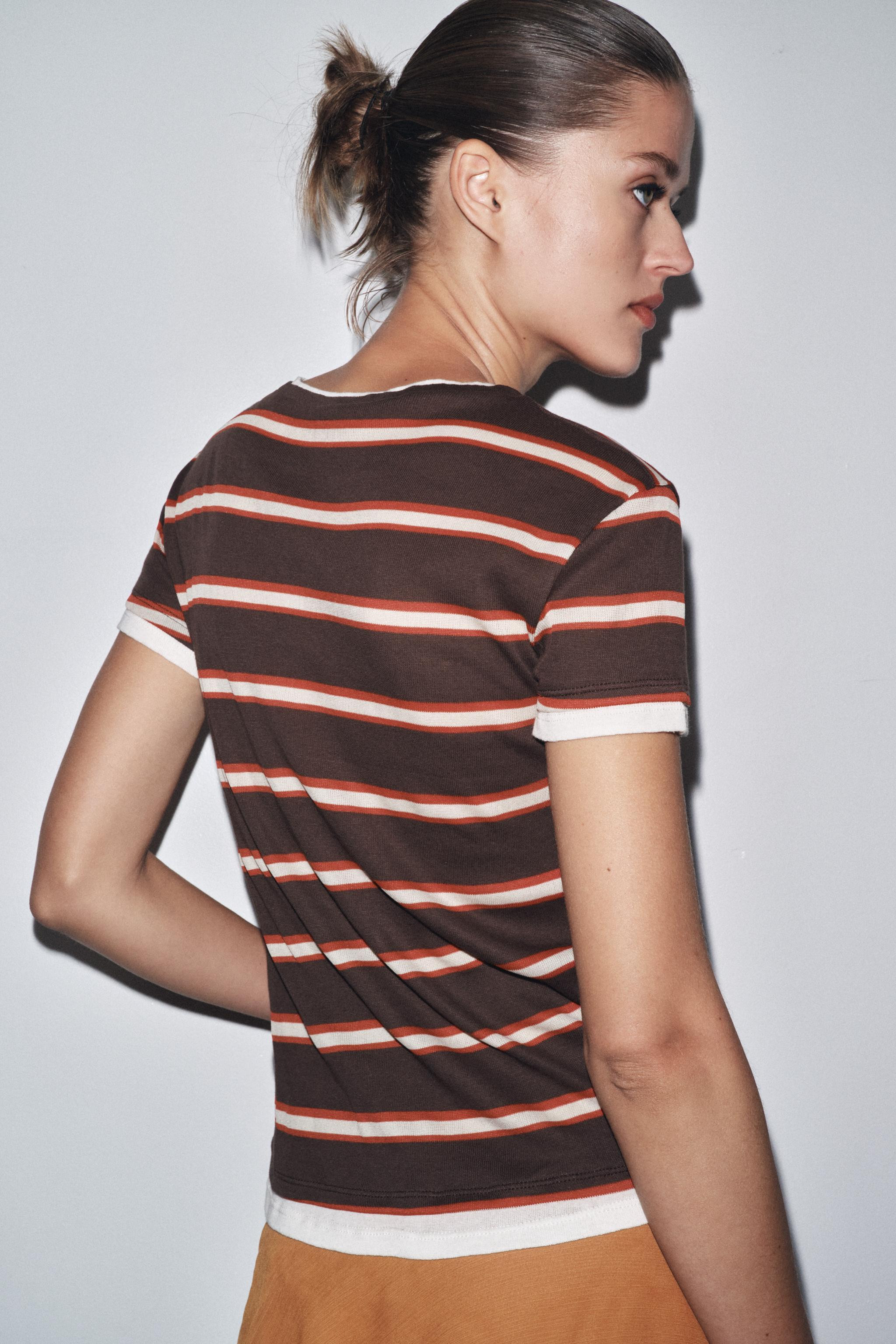 DOUBLE STRIPE T-SHIRT | Zara UK