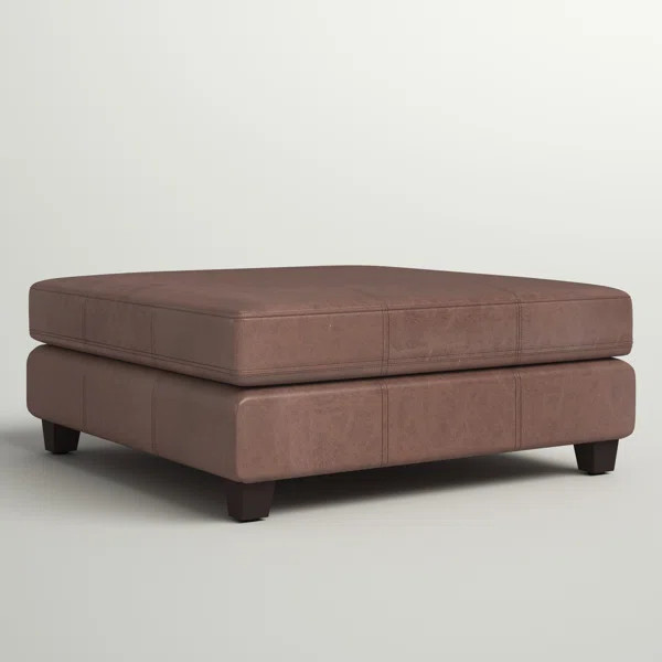 Annlynn Faux Leather Ottoman | Wayfair North America