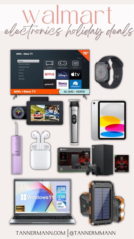 Walmart Holiday Deals on Electronics #TannerMann #giftideas

#LTKHolidaySale #LTKGiftGuide #LTKhome