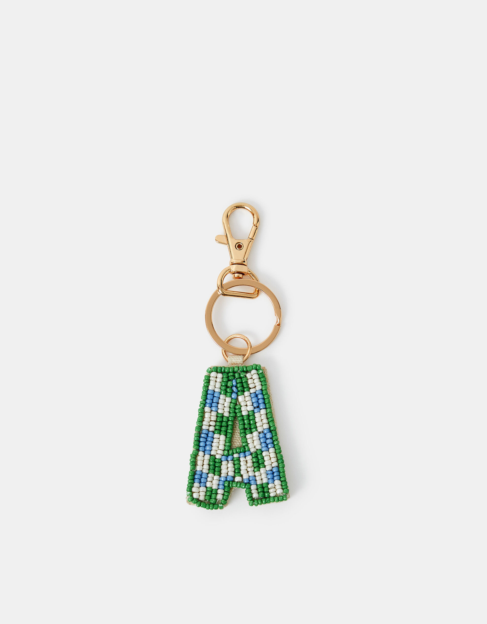 Beaded Initial Keyring Multi | Accessorize (Global)