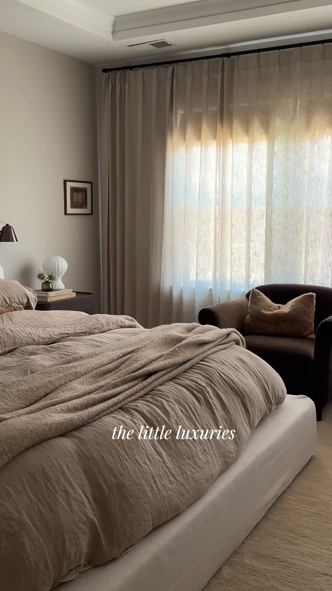 sheer curtains 🤝🏼 roman shades 
shades: light khaki, inside mount, blackout, motorized 
curtains: linen

#LTKSaleAlert #LTKHome