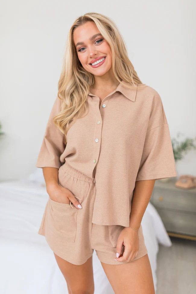 Pave The Way Taupe Thermal Set SALE | Pink Lily