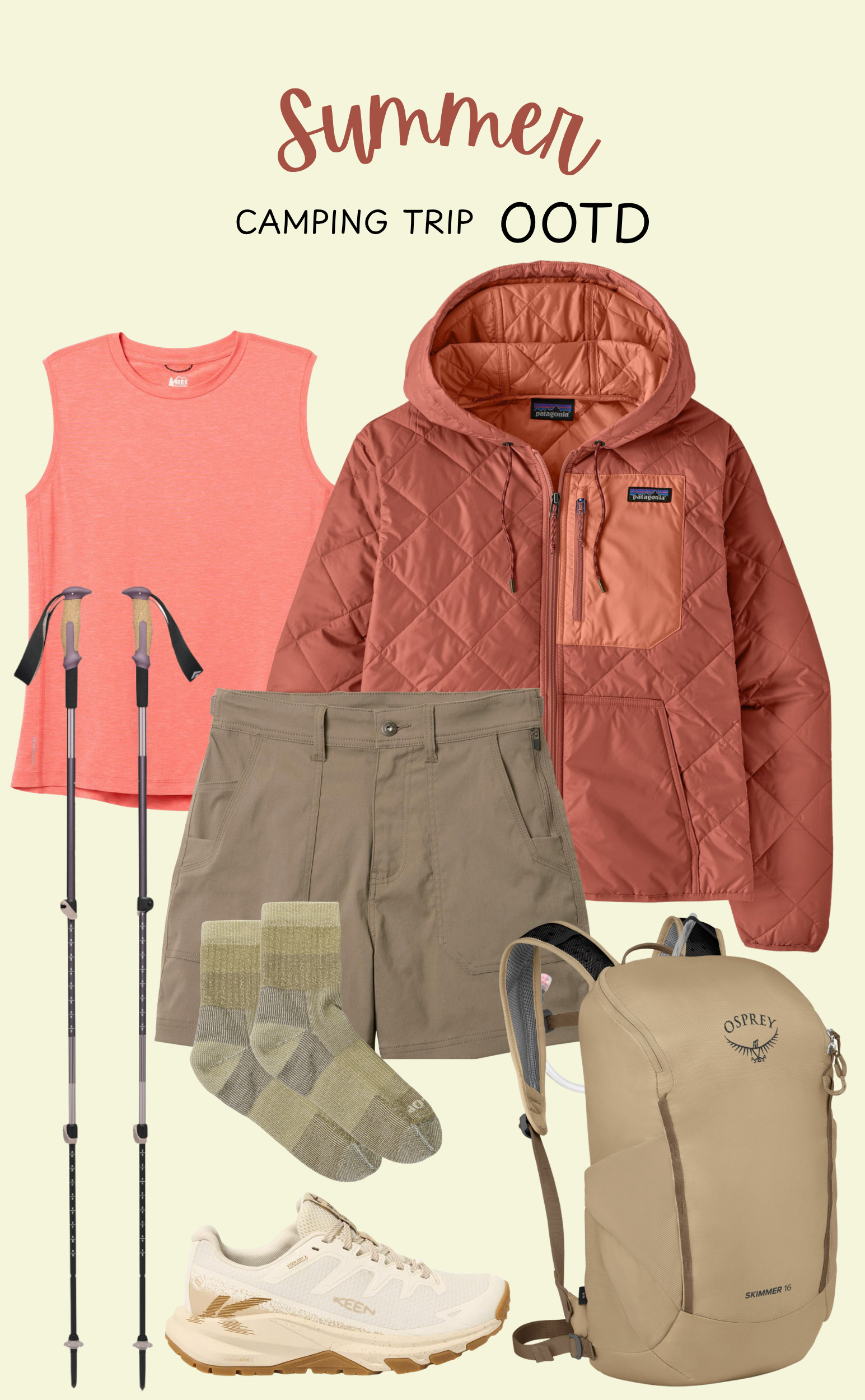 Summer camping outfit idea 🏕️✨ 

camping outfit, hiking outfit, camping essentials, outdoor outfit, summer camping trip, hiking clothes, national park outfit, camping gear, outdoorsy outfit, adventure outfit  

 #LTKootd #LTKActive #LTKTravel